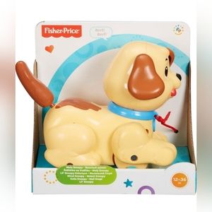 🆕 NIB Fisher-Price Lil' Snoopy, pull-along toy dog